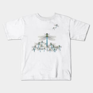 Dragonflies assemble! Kids T-Shirt